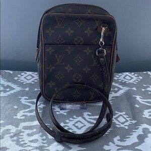 Louis Vuitton Danube Monogram Crossbody Bag with Dust Bag